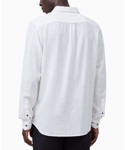 Men's Portland Long Sleeves Shirt White $24.60 Shirts