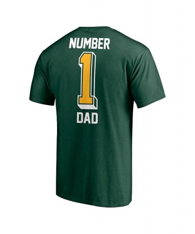 Men's Branded Green Green Bay Packers 1 Dad T-shirt $24.35 T-Shirts