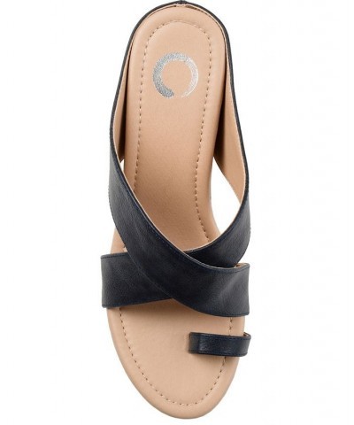 Women's Rayna Wedge Sandal Gray $53.99 Shoes