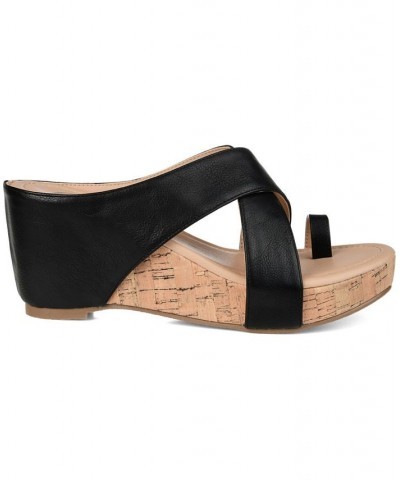 Women's Rayna Wedge Sandal Gray $53.99 Shoes