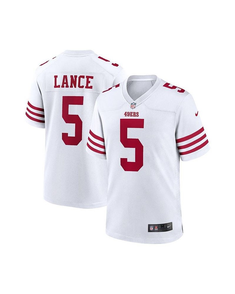 Men's Trey Lance White San Francisco 49ers Player Game Jersey $35.31 Jersey