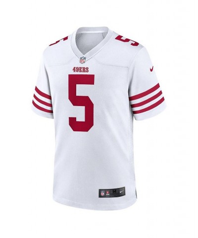 Men's Trey Lance White San Francisco 49ers Player Game Jersey $35.31 Jersey