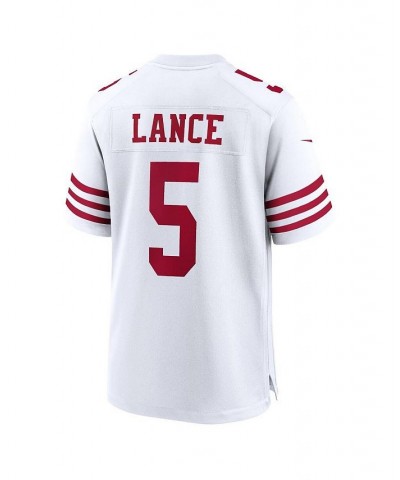 Men's Trey Lance White San Francisco 49ers Player Game Jersey $35.31 Jersey