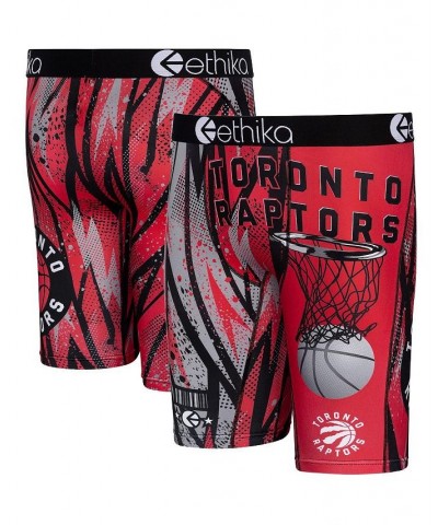 Men's Red Toronto Raptors Classic Boxer Briefs $16.66 Underwear