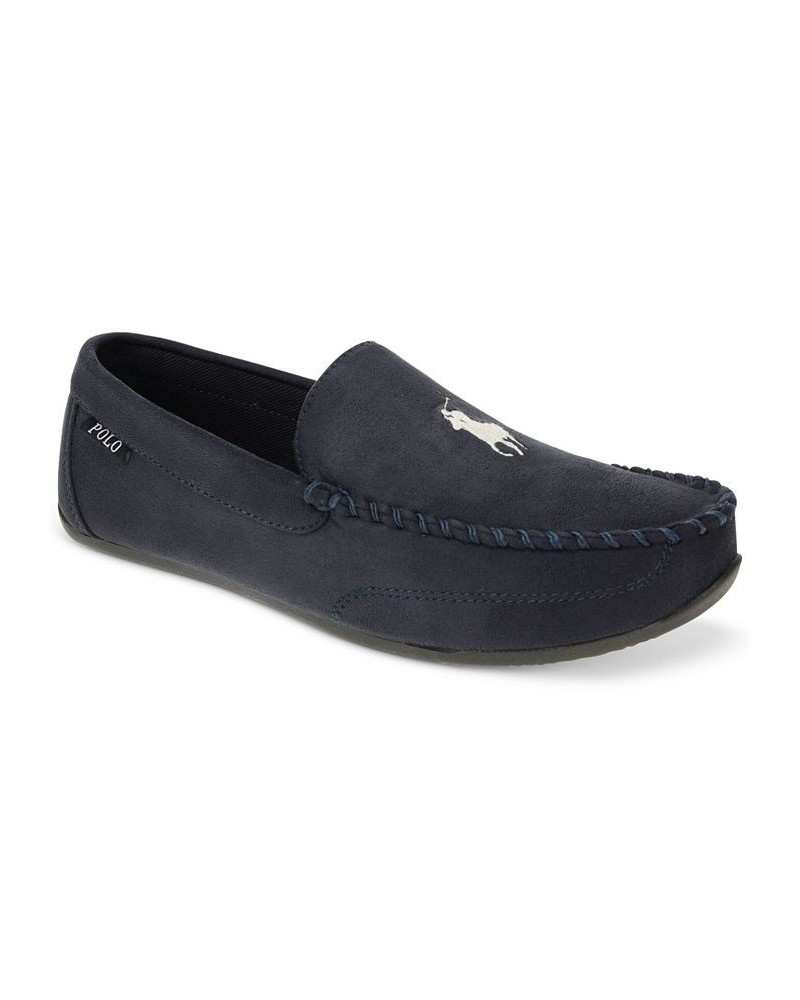 Men's Declan Plaid Slippers Blue $30.10 Shoes