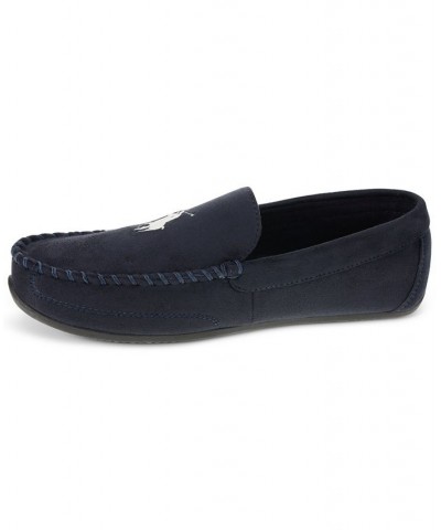 Men's Declan Plaid Slippers Blue $30.10 Shoes