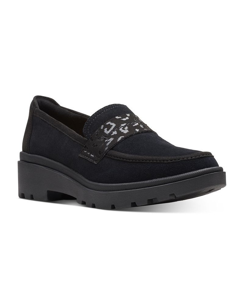 Women's Calla Ease Slip-On Loafer Flats Black $45.78 Shoes