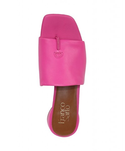 Loran Slide Sandals Pink $54.00 Shoes