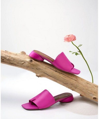 Loran Slide Sandals Pink $54.00 Shoes