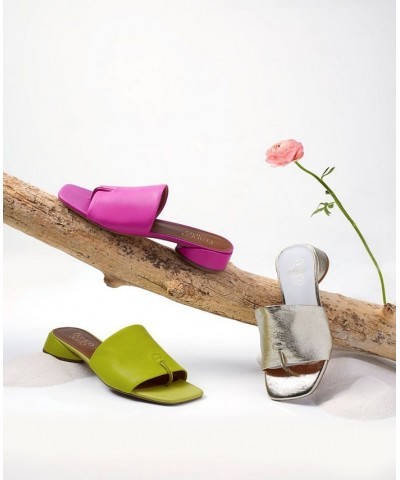 Loran Slide Sandals Pink $54.00 Shoes