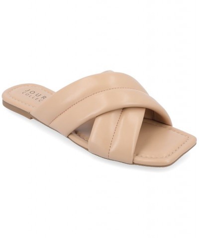 Women's Divyah Crisscross Puff Sandal PD03 $37.60 Shoes