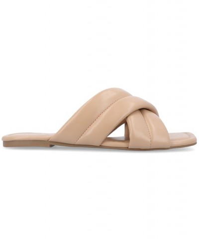 Women's Divyah Crisscross Puff Sandal PD03 $37.60 Shoes