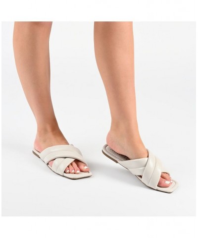 Women's Divyah Crisscross Puff Sandal PD03 $37.60 Shoes