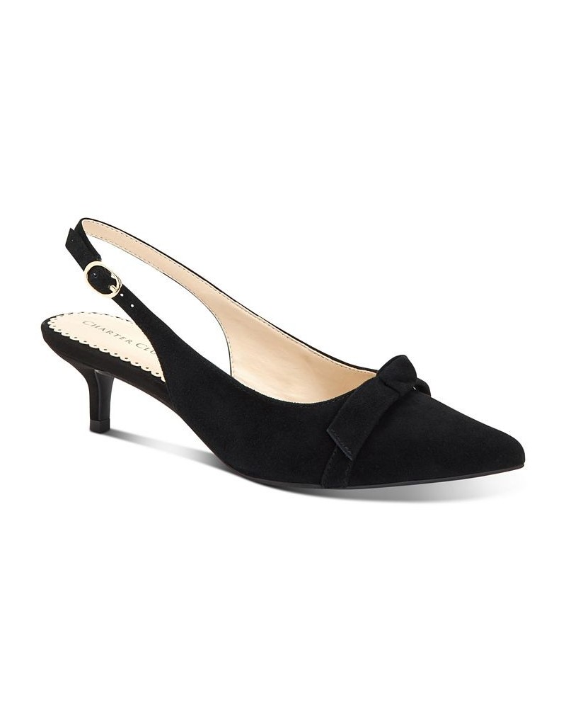 Giavanna Slingback Pumps Black $42.93 Shoes