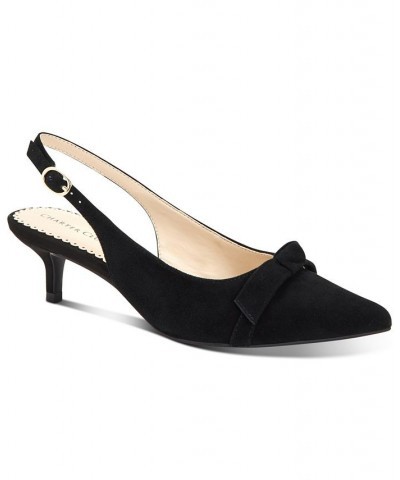 Giavanna Slingback Pumps Black $42.93 Shoes