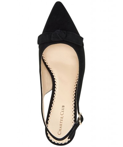 Giavanna Slingback Pumps Black $42.93 Shoes