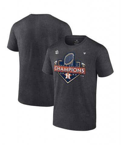 Men's Branded Heather Charcoal Houston Astros 2022 World Series Champions Locker Room Big and Tall T-shirt $34.19 T-Shirts