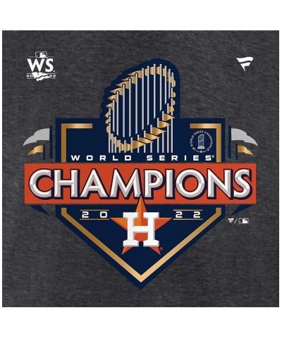 Men's Branded Heather Charcoal Houston Astros 2022 World Series Champions Locker Room Big and Tall T-shirt $34.19 T-Shirts