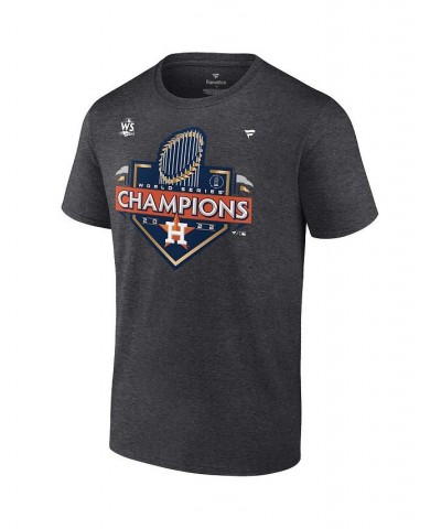 Men's Branded Heather Charcoal Houston Astros 2022 World Series Champions Locker Room Big and Tall T-shirt $34.19 T-Shirts