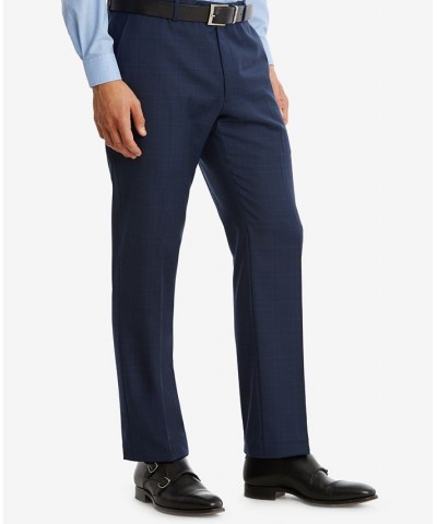 Men's Modern-Fit TH Flex Stretch Suit Pants Blue $47.25 Pants