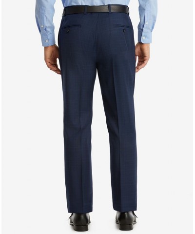 Men's Modern-Fit TH Flex Stretch Suit Pants Blue $47.25 Pants