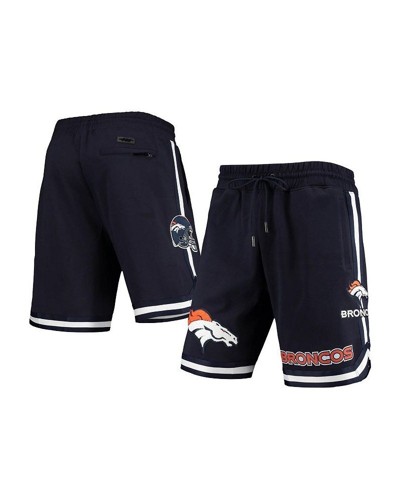 Men's Navy Denver Broncos Core Shorts $34.10 Shorts