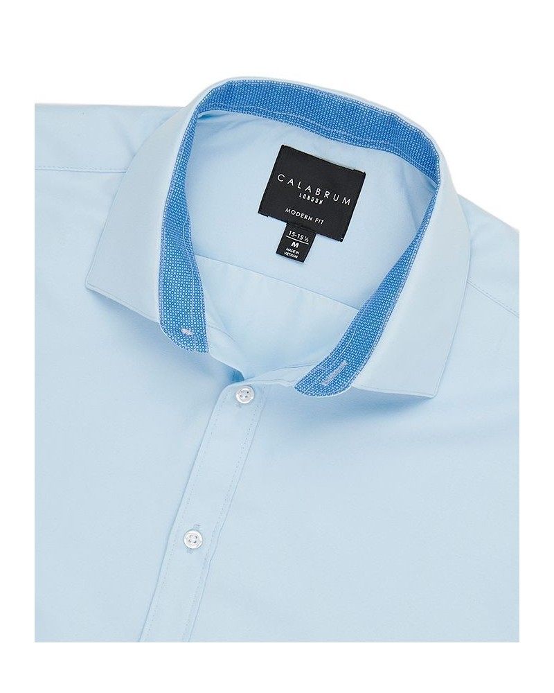 Men's Regular Fit Performance Solid Wrinkle Free Dress Shirt PD02 $13.92 Dress Shirts