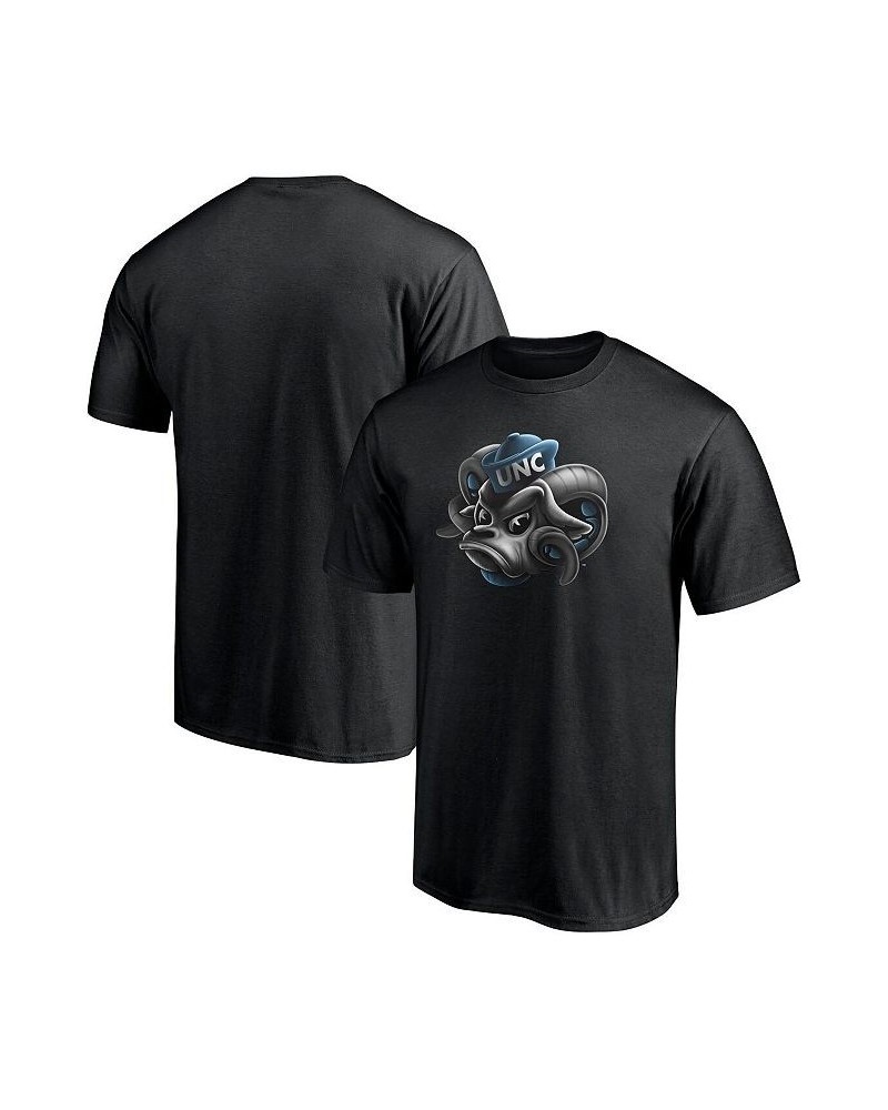 Men's Branded Black North Carolina Tar Heels Team Midnight Mascot T-shirt $16.31 T-Shirts