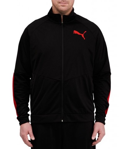 Men's Contrast Zip-Front Track Jacket PD03 $24.75 Jackets