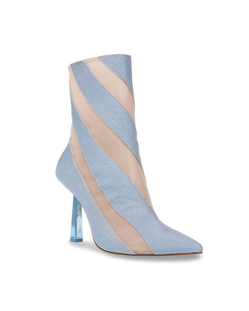 Women's Kash Dress Boot Blue $43.74 Shoes