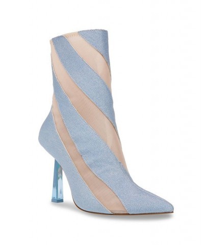 Women's Kash Dress Boot Blue $43.74 Shoes