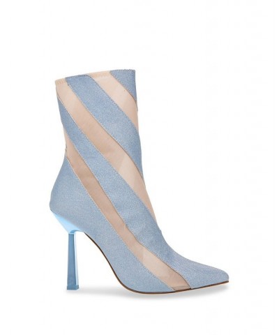 Women's Kash Dress Boot Blue $43.74 Shoes