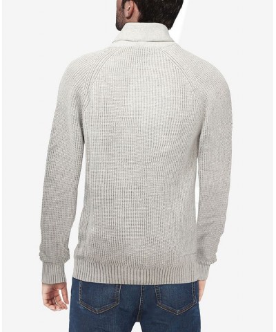 Men's Shawl Collar Cardigan Gray $45.76 Sweaters