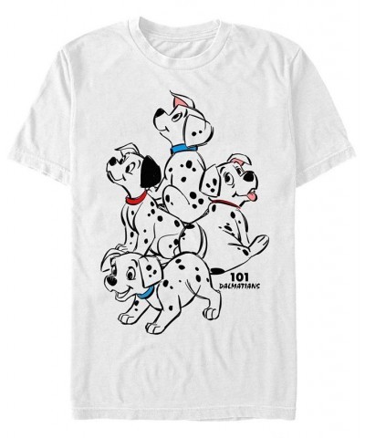 Men's Big Pups Short Sleeve T-Shirt White $15.40 T-Shirts