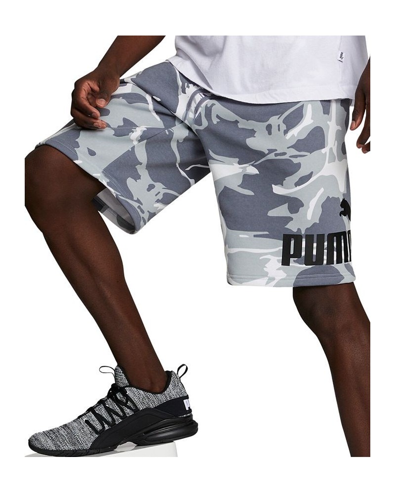 Men's Splash Regular-Fit Abstract-Print 10" Fleece Shorts Multi $24.00 Shorts