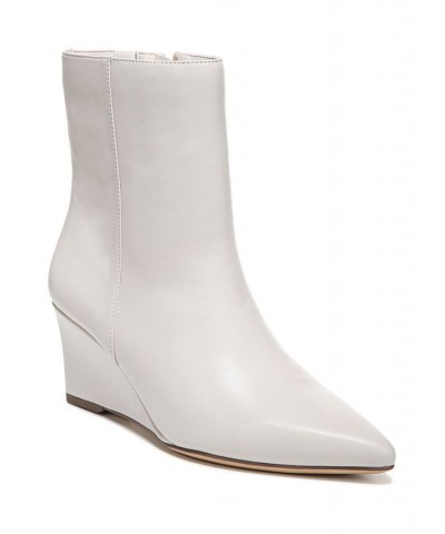 Dario Wedge Booties White $46.77 Shoes