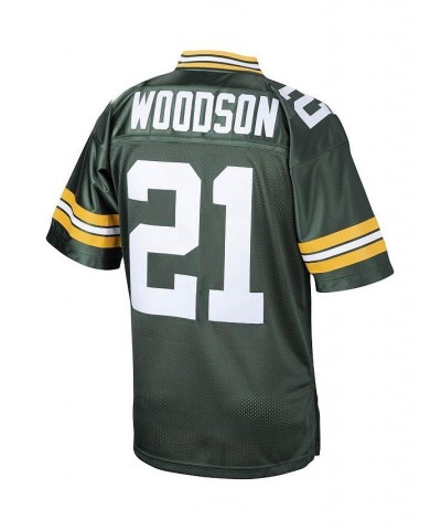 Men's Charles Woodson Green Green Bay Packers 2010 Authentic Throwback Retired Player Jersey $134.00 Jersey