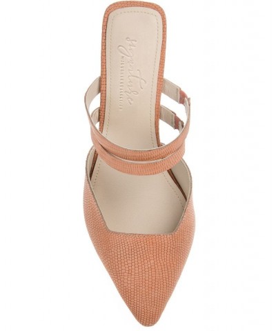 Women's Kaitlynn Slip On Heels Pink $49.20 Shoes