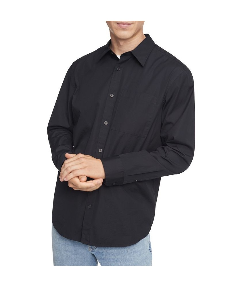 Men's Solid Patch Pocket Button Down Easy Shirt PD01 $27.49 Shirts