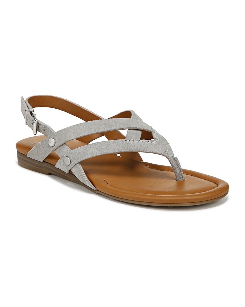 Gretchen Thong Sandals Gray $43.60 Shoes