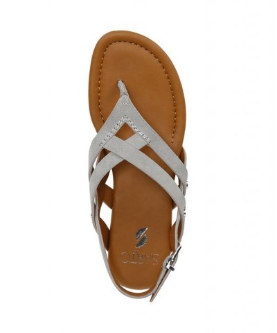 Gretchen Thong Sandals Gray $43.60 Shoes