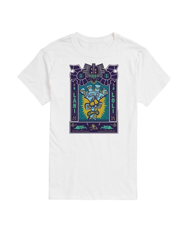 Men's Crash Bandicoot Lani Loli T-shirt White $18.54 T-Shirts