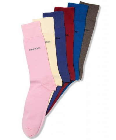 Men's Socks, Giza Cotton Flat Knit Crew PD03 $10.44 Socks