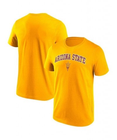 Men's Branded Gold Arizona State Sun Devils Campus 2.0 T-shirt $11.50 T-Shirts