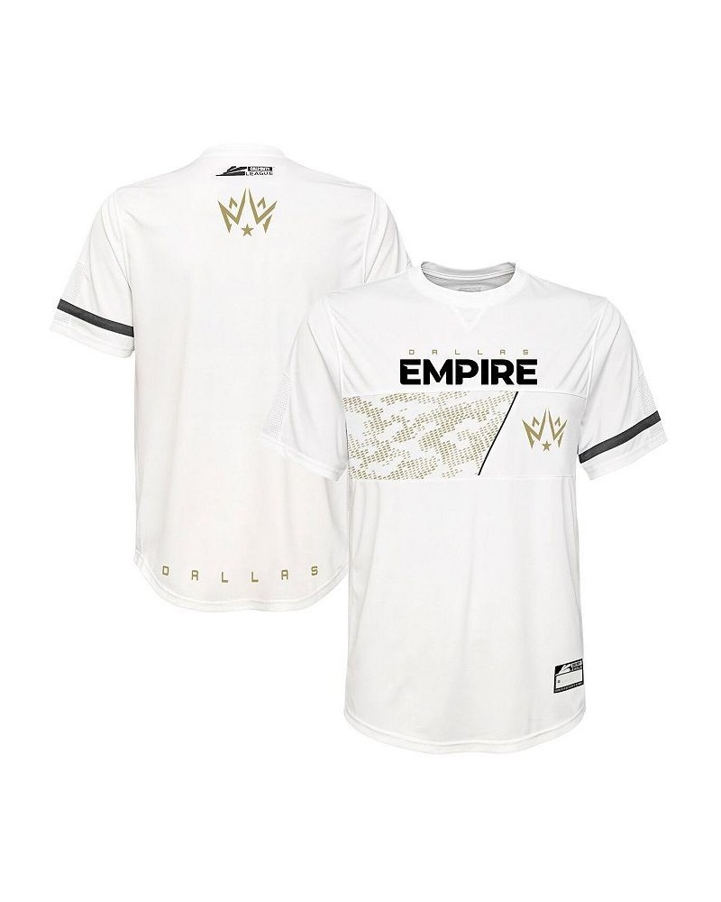 Men's Dallas Empire White Primary Authentic Jersey $45.04 Jersey