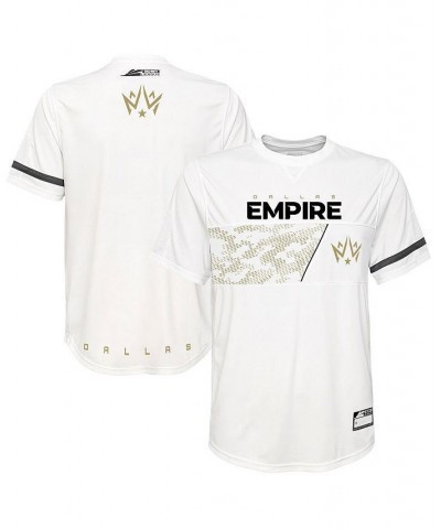 Men's Dallas Empire White Primary Authentic Jersey $45.04 Jersey