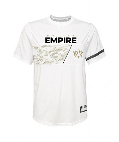 Men's Dallas Empire White Primary Authentic Jersey $45.04 Jersey