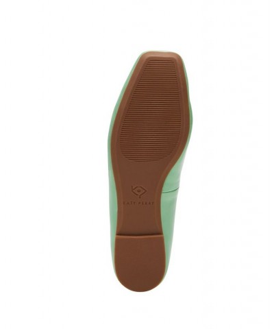 Women's The Evie Daisy Slip-On Flats Green $52.47 Shoes