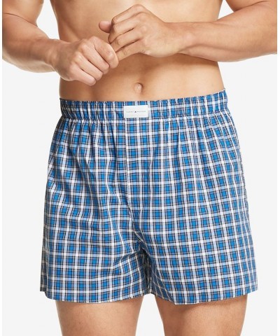 Men's 3-Pk. Classic Printed Cotton Poplin Boxers PD03 $19.59 Underwear