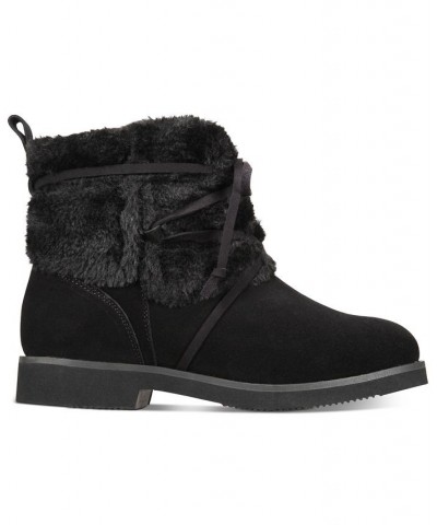 Zijune Cold-Weather Ankle Booties Black $18.16 Shoes